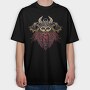 Steampunk Viking Skull, Tricou Oversize Barbati (Unisex)