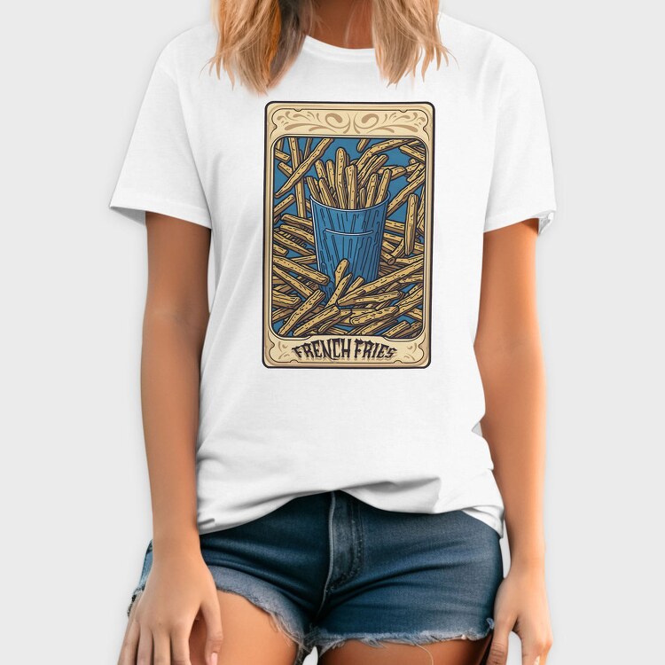 French Fries Tarot, Tricou Barbati (Unisex)