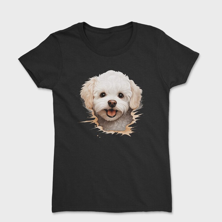 Bichon Frise Smile, Tricou Femei