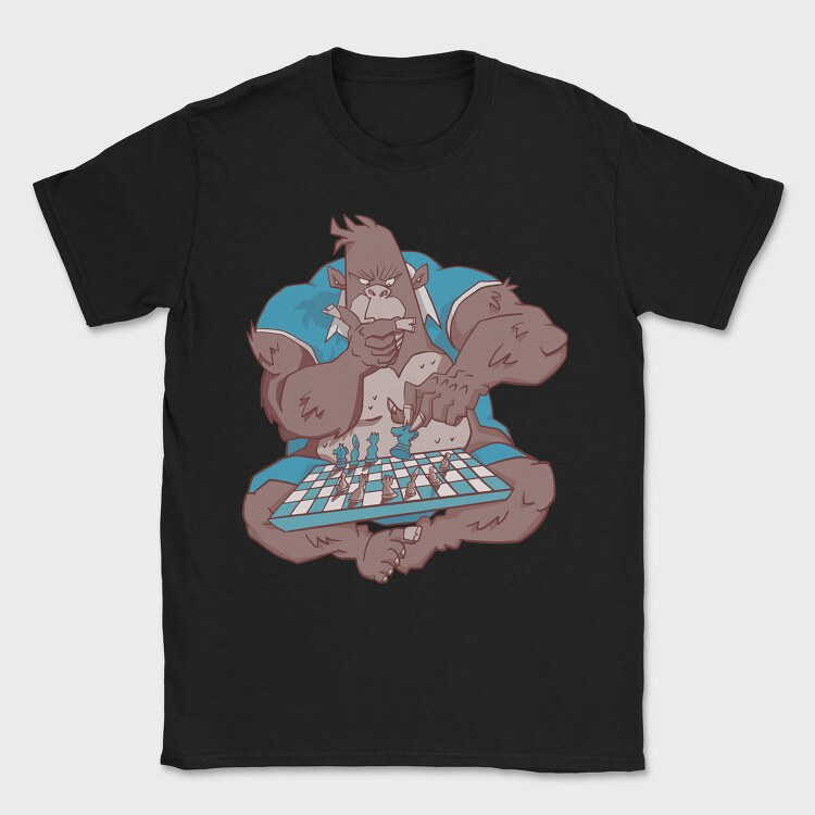 Gorilla Chess, Tricou Barbati (Unisex)