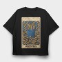 French Fries Tarot, Tricou Oversize Barbati (Unisex)