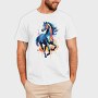 Eye Catching Watercolor Horse, Tricou Barbati (Unisex)