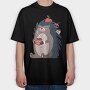 Cozy Hedgehog Cocoa, Tricou Oversize Barbati (Unisex)