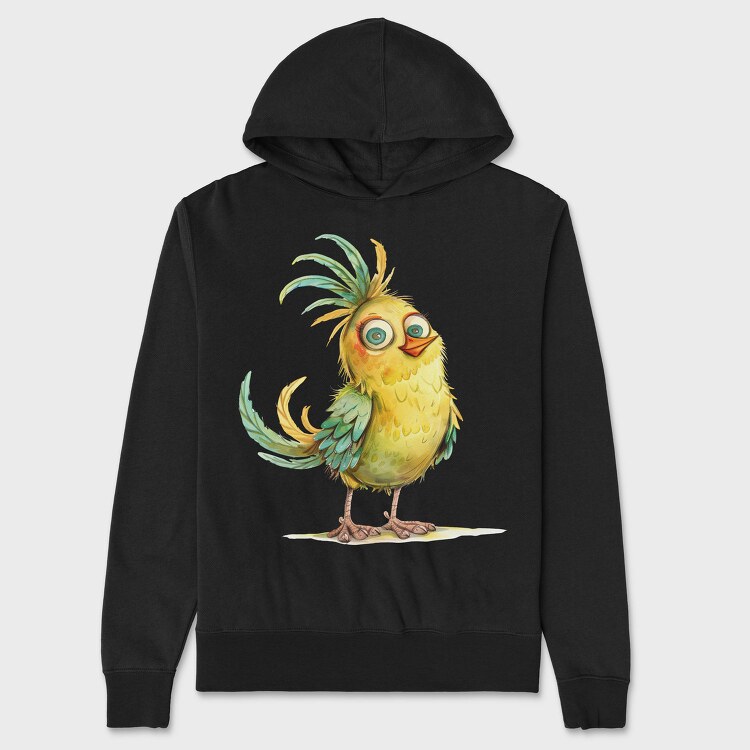 Bird Feather Hat, Hanorac Oversize Barbati (Unisex)