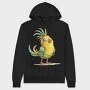 Bird Feather Hat, Hanorac Oversize Barbati (Unisex)