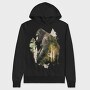 Gorilla Forest Silhouette, Hanorac Oversize Barbati (Unisex)