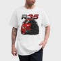 GTR R35 Liberty Walk Silhouette, Tricou Barbati (Unisex)