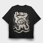 Satanic Creature Dark Magic 04, Tricou Oversize Barbati (Unisex)