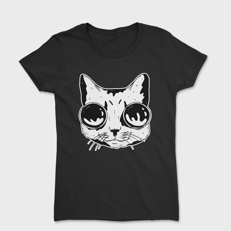 Googles Cat, Tricou Femei
