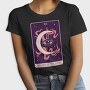 Eye On The Moon Mystical Tarot Card The Si, Tricou Femei