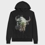 Bison Head Forest, Hanorac Oversize Barbati (Unisex)