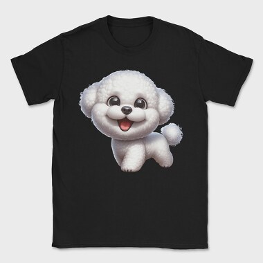 Bichon Smiling Face, Tricou Barbati (Unisex)