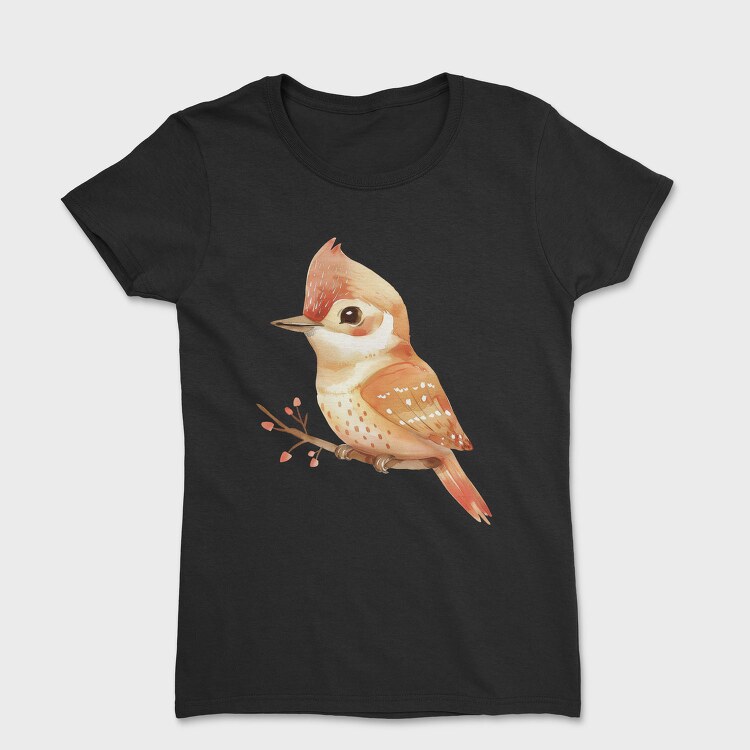 Bird Perched Branch, Tricou Femei