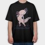 Fabulous Axolotl, Tricou Oversize Barbati (Unisex)