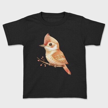 Bird Perched Branch, Tricou Copii