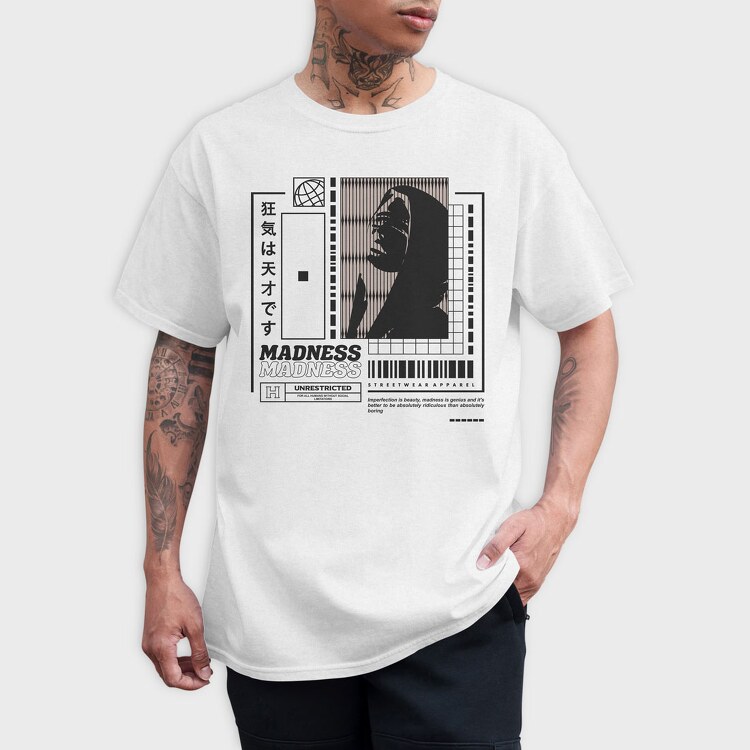 Madness 1, Tricou Barbati (Unisex)