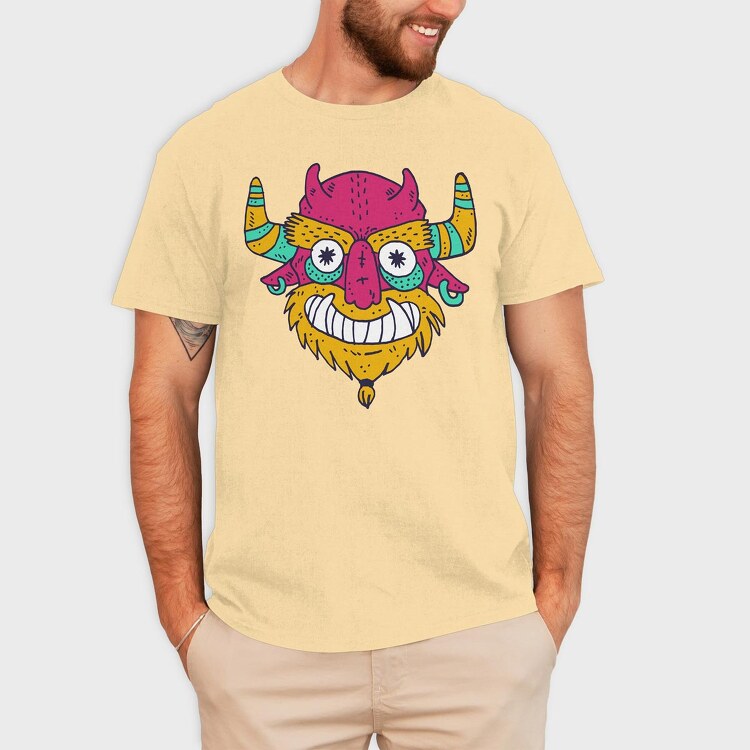 Monster Faces 3, Tricou Barbati (Unisex)