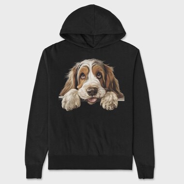 Grand Basset Griffon Vendeen, Hanorac Oversize Barbati (Unisex)