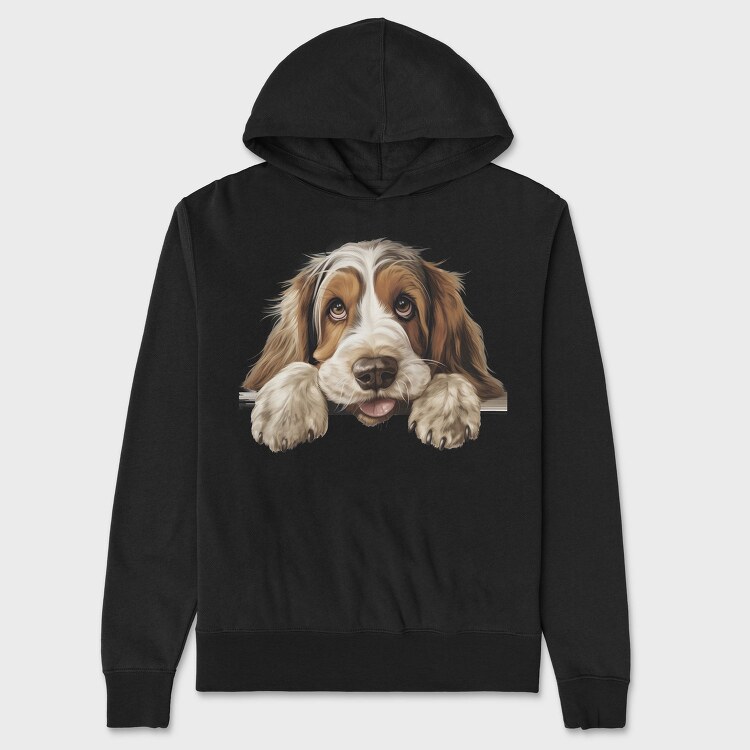 Grand Basset Griffon Vendeen, Hanorac Oversize Barbati (Unisex)