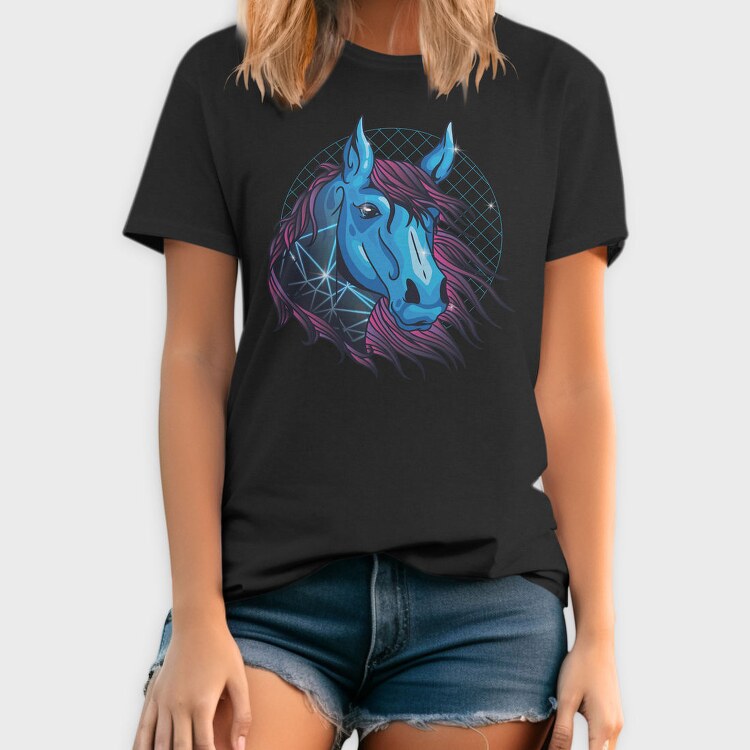 Neon Horse, Tricou Barbati (Unisex)