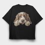 Grand Basset Griffon Vendeen, Tricou Oversize Barbati (Unisex)