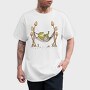 Frog Animal Chilling In Hammock Cottagecore, Tricou Barbati (Unisex)