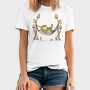 Frog Animal Chilling In Hammock Cottagecore, Tricou Barbati (Unisex)