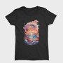 Greece Landscape Sunset, Tricou Femei