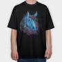 Neon Horse, Tricou Oversize Barbati (Unisex)