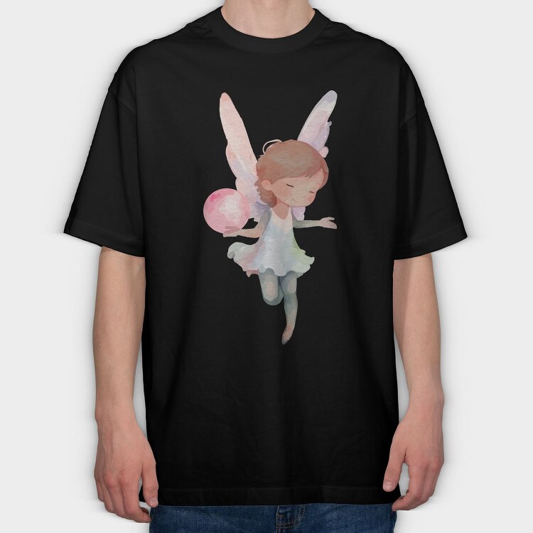 Fairy Ballet Dreams, Tricou Oversize Barbati (Unisex)