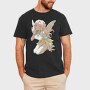 Fairy Fantasy Anime Blowing Kiss, Tricou Barbati (Unisex)