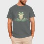 Frog Doing Yoga, Tricou Barbati (Unisex)