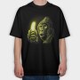 Gorilla Shining Banana, Tricou Oversize Barbati (Unisex)