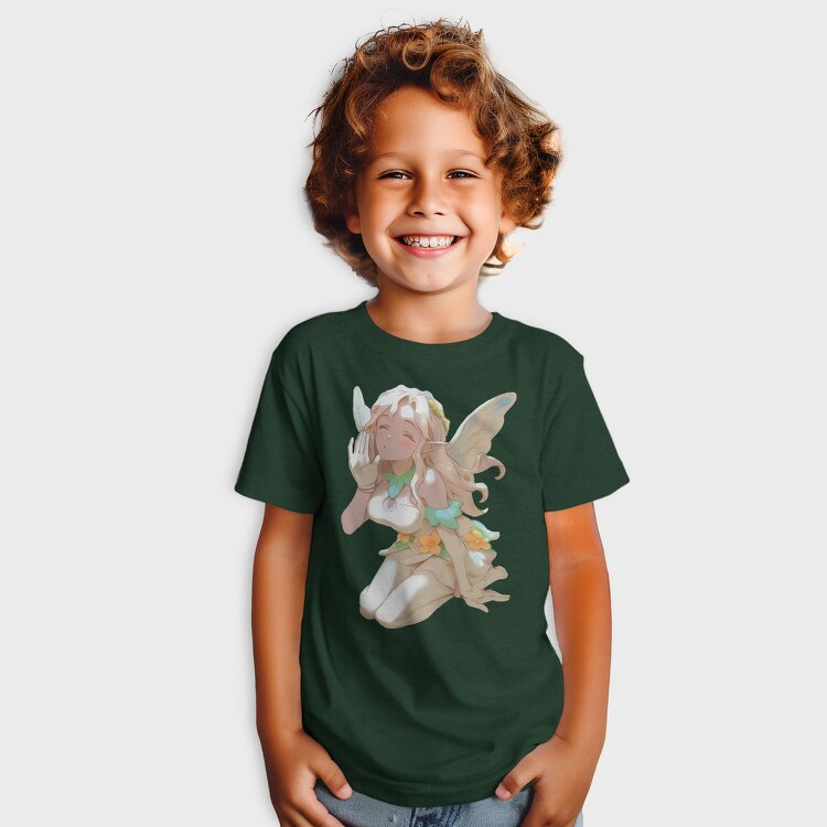 Fairy Fantasy Anime Blowing Kiss, Tricou Copii