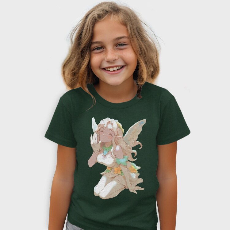 Fairy Fantasy Anime Blowing Kiss, Tricou Copii