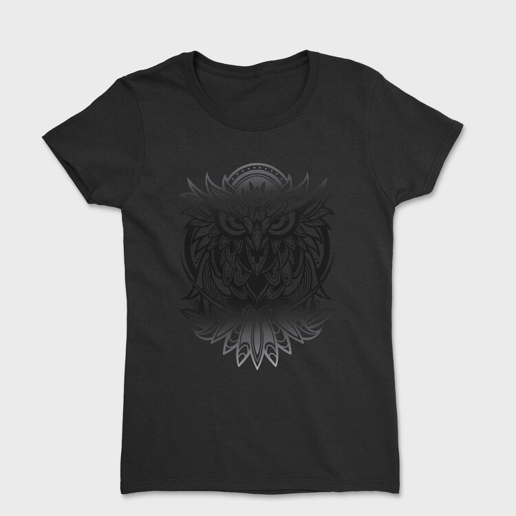 Owl Bird Animal Tribal, Tricou Femei