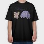 Self Centered Pun, Tricou Oversize Barbati (Unisex)