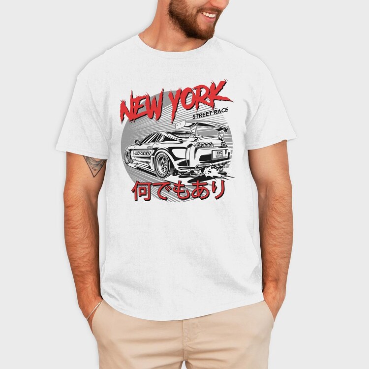 Supra Street Racing, Tricou Barbati (Unisex)