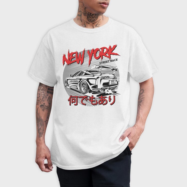 Supra Street Racing, Tricou Barbati (Unisex)