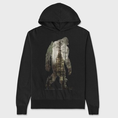 Bigfoot Forest Symphony, Hanorac Oversize Barbati (Unisex)