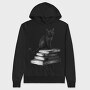 Black Cat Books, Hanorac Oversize Barbati (Unisex)