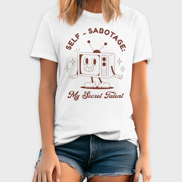 Self Sabotage Television, Tricou Barbati (Unisex)