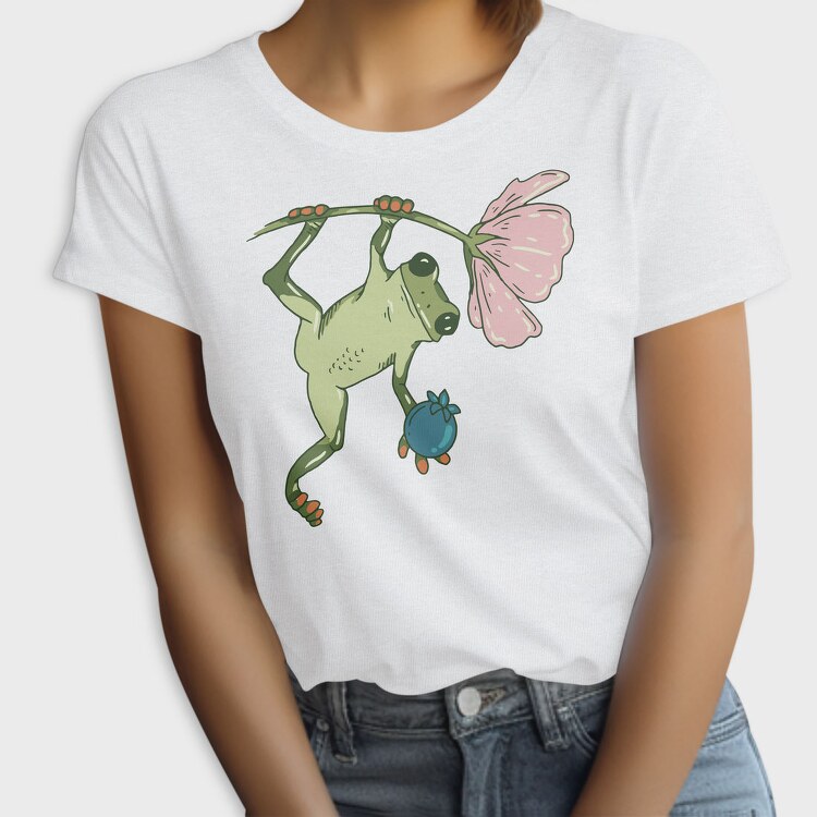 Frog Flower Snack, Tricou Femei