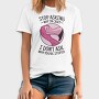 Crazy Flamingo Quote, Tricou Barbati (Unisex)