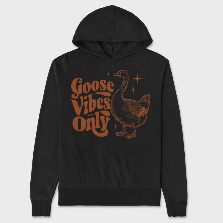 Goose Vibes Only, Hanorac Oversize Barbati (Unisex)