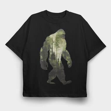 Bigfoot Forest, Tricou Oversize Barbati (Unisex)