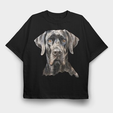 Great Dane 2, Tricou Oversize Barbati (Unisex)