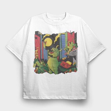 Devil Cats, Tricou Oversize Barbati (Unisex)