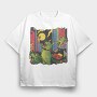 Devil Cats, Tricou Oversize Barbati (Unisex)