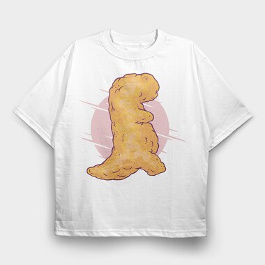 Dino Nugget, Tricou Oversize Barbati (Unisex)